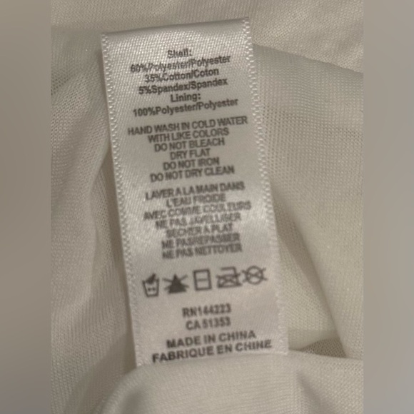 Bishop + Young White Jumpsuit Quiet Luxury Wide Leg Clean Girl Aesthetic - Picture 9 of 9